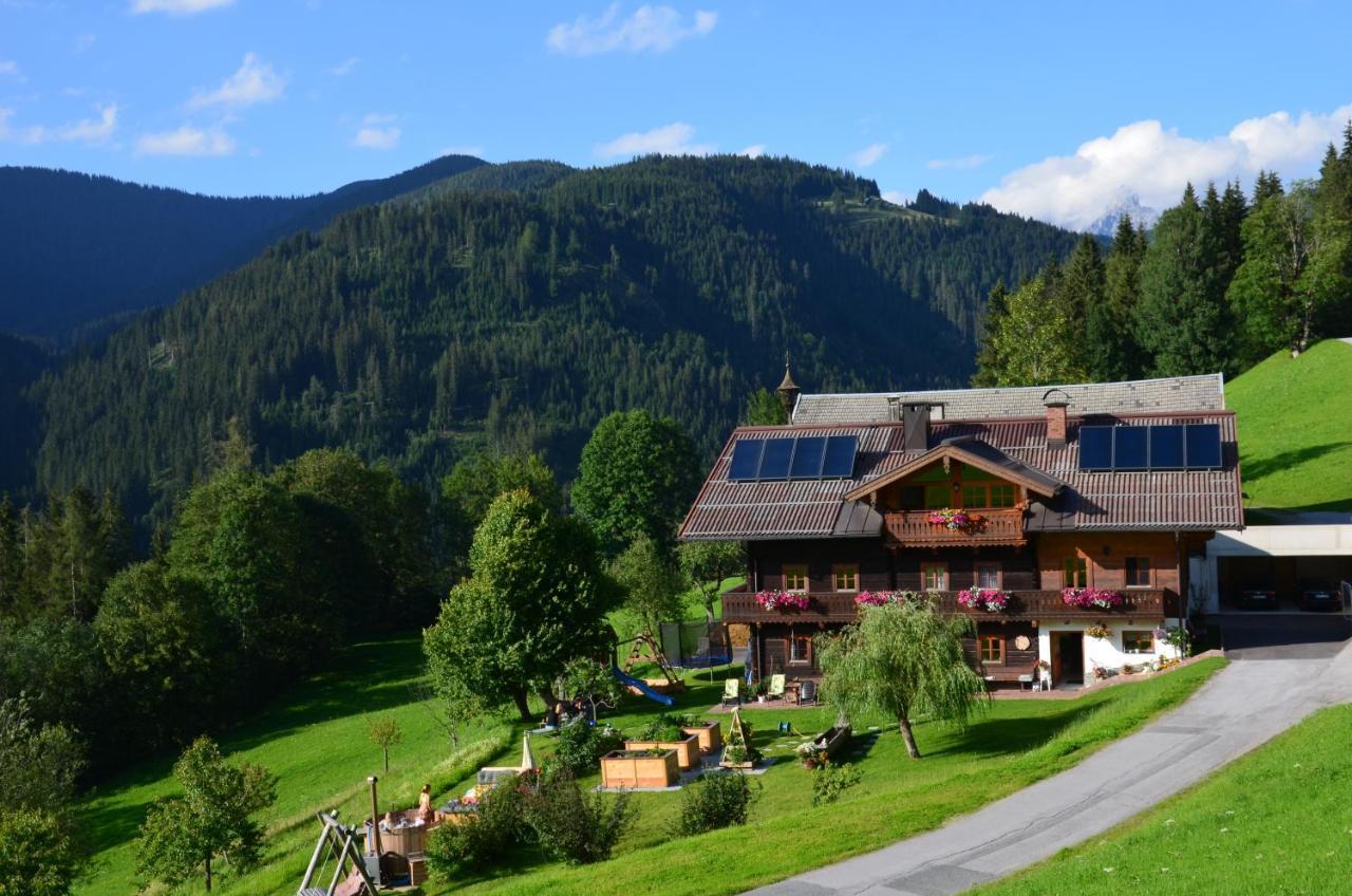 Bio-Bauernhof Nichlgut Villa Eben Im Pongau Buitenkant foto